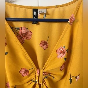 H&M Yellow Blouse